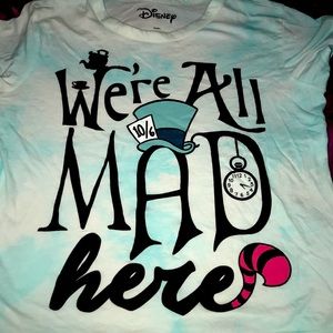 Alice in Wonderland Disney Crop Top
